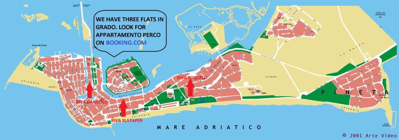 Appartamento Perco Riva Foscolo グラード エクステリア 写真